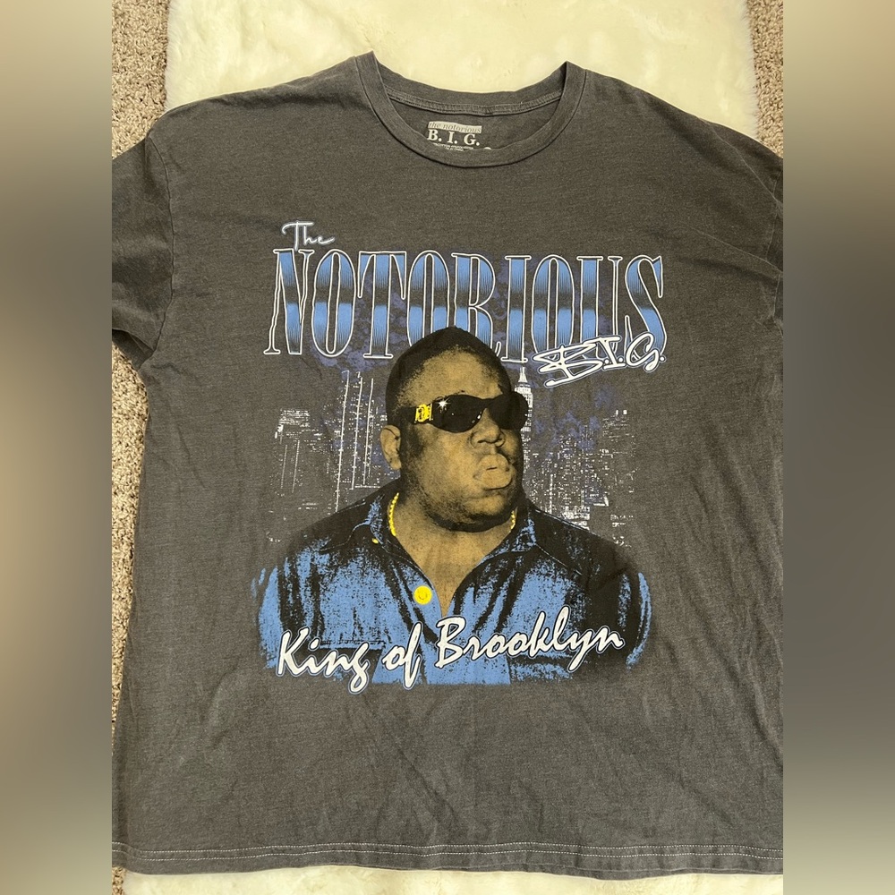 Notorious BIG World Tour 97 T-Shirt Men’s XL Biggie Smalls